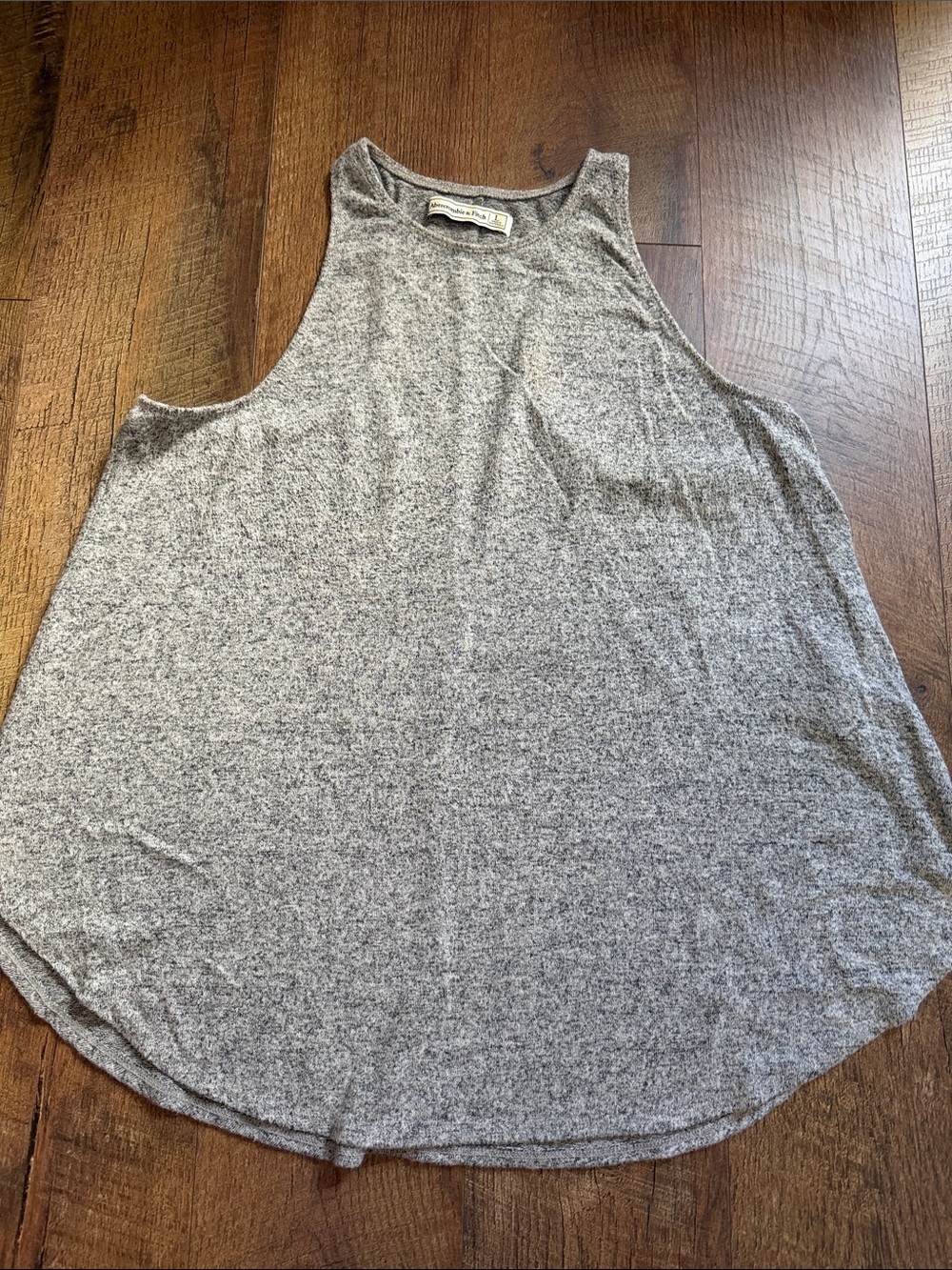 Abercrombie & Fitch Light Grey Ribbed Tank